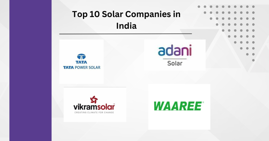 Top 10 Solar Companies in India