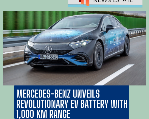 Mercedes-Benz Unveils Revolutionary EV Battery with 1,000 Km Range