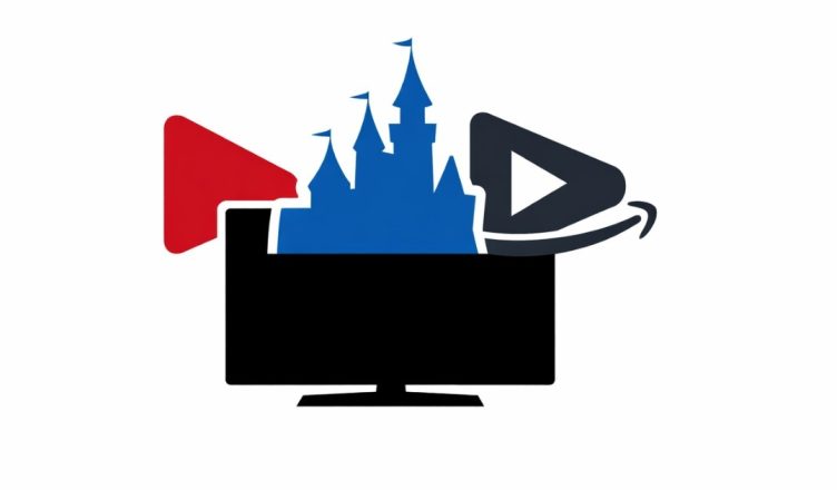 Minimal editorial illustration representing OTT streaming platforms for weekend releases in India, February 2026