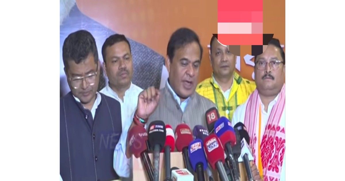 Assam Chief Minister Himanta Biswa Sarma addressing media on BJP’s prospects in 126-seat Assam Assembly elections