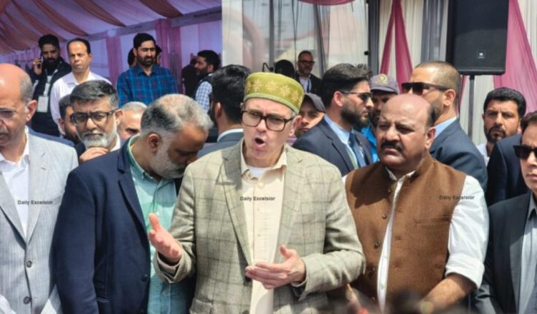 Omar Abdullah speaking on opposition unity over proposed delimitation bill in India