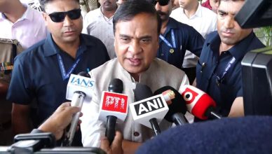 Assam Chief Minister Himanta Biswa Sarma addressing media during Odisha visit while commenting on Rahul Gandhi and BJP prospects in Assam