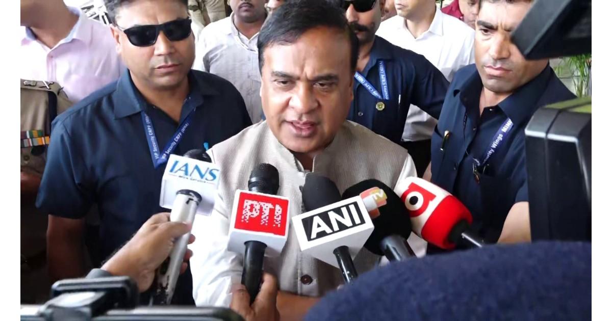 Assam Chief Minister Himanta Biswa Sarma addressing media during Odisha visit while commenting on Rahul Gandhi and BJP prospects in Assam