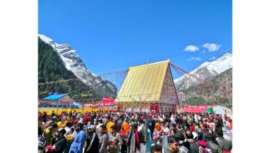 Devotees visiting Machail Mata shrine in Kishtwar during annual yatra with security and registration व्यवस्था in place