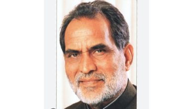 Leaders pay tribute to former Prime Minister Chandra Shekhar on his birth anniversary at Jan Nayak Sthal in New Delhi