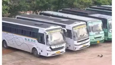 Special buses lined up at Chennai bus terminals ahead of Tamil Nadu elections to manage voter travel rush