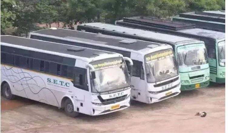 Special buses lined up at Chennai bus terminals ahead of Tamil Nadu elections to manage voter travel rush