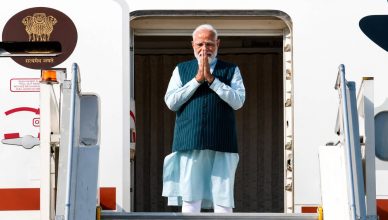 Prime Minister Narendra Modi departs for a five-nation diplomatic tour covering UAE, Netherlands, Sweden, Norway and Italy