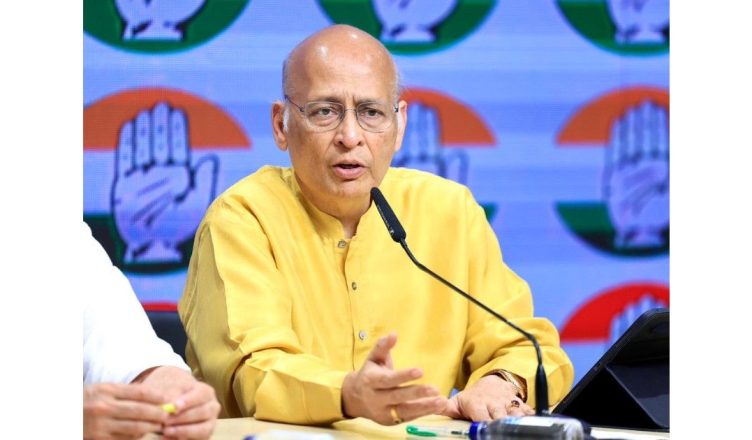 “Congress leader Abhishek Manu Singhvi speaks on Tamil Nadu government formation controversy involving Vijay-led TVK and the Governor’s constitutional role.”