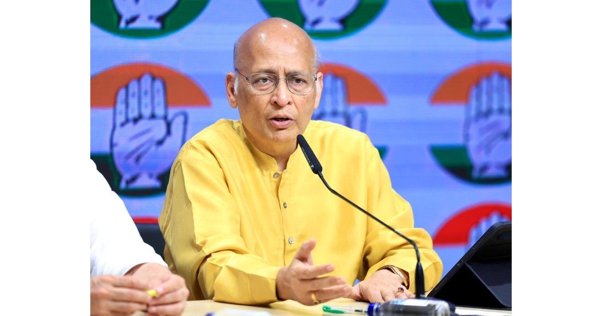 “Congress leader Abhishek Manu Singhvi speaks on Tamil Nadu government formation controversy involving Vijay-led TVK and the Governor’s constitutional role.”