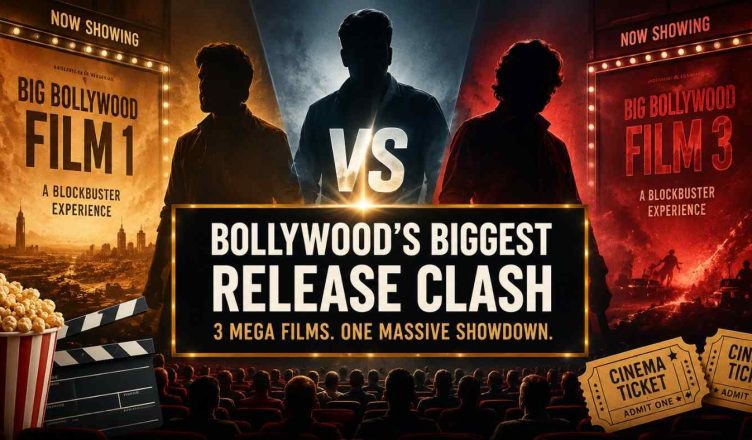 Three major Bollywood films competing during the same release window as cinemas prepare for one of the biggest box office clashes in recent years.