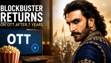 Ranveer Singh in a promotional still from his biggest blockbuster film making its OTT debut after seven years