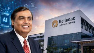 Reliance Industries AI expansion strategy highlighting data centers, artificial intelligence infrastructure, cloud computing, and India's digital technology growth plans.