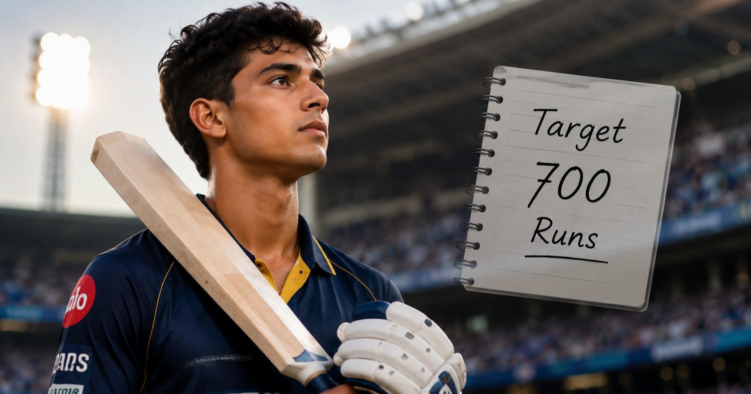 IPL wonderkid speaking about his journey and revealing how writing a 700-run target in his notes motivated his breakthrough season