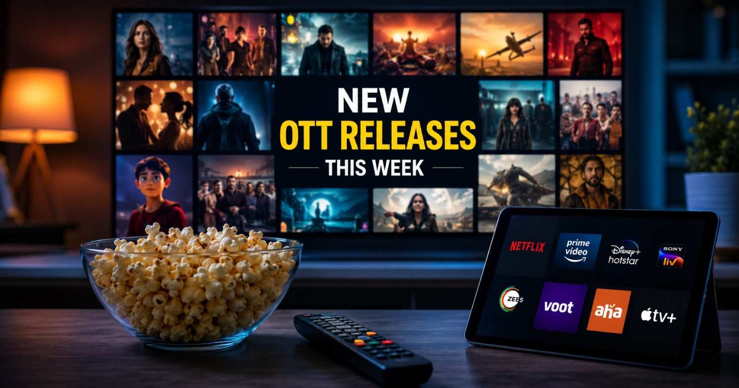 Fresh OTT releases arriving this week across major streaming platforms featuring movies and web series available for online streaming.