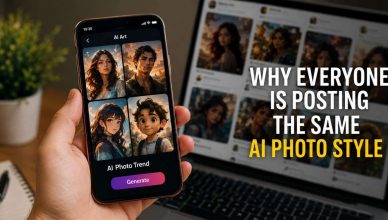 People sharing similar AI-generated portrait styles across social media platforms as concerns about creativity, originality, and digital trends grow.