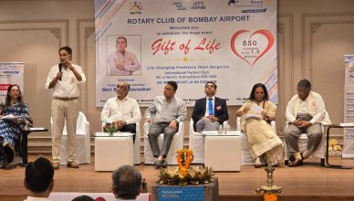 Legendary Cricketer Sunil Gavaskar Joins Rotary Club of Bombay Airport to Celebrate 850 Life Saving Heart Surgeries for Underprivileged Children