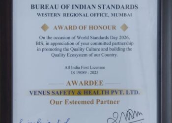 VENUS Safety Becomes India’s First Licensee for ELSA and PAPR Standards